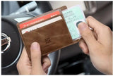HAUTTON GENIUNE LEATHER WALLET CUM CARD HOLDER - PRAKONLINESTORES