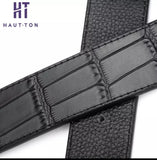 HAUTTON GENIUNE LEATHER BELT EXCLUSIVELY HIGH CLASS TREND AND FASHION BY PRAK - PRAKONLINESTORES
