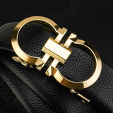 HAUTTON Men's Formal, Casual,New Look Genuine Leather Belt - PRAKONLINESTORES