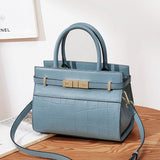 HAUTTON PREMIUM COLLECTION GENIUNE LEATHER HANDBAG BLUE SERIES FOR WOMEN - PRAKONLINESTORES