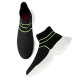 HAUTTON Men's Stylish Light - Weight Breathable Casual Sneakers | Ultra Soft Padding Socks Slip - On Running & Gym Shoes - PRAKONLINESTORES