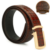 HAUTTON GENIUNE LEATHER MEN BELT BY PRAK - PRAKONLINESTORES