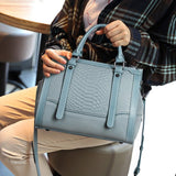 HAUTTON Women Genuine Leather Black Handbag - PRAKONLINESTORES