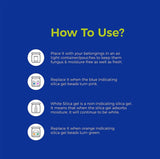 OPT silica gel 2 Gram (500 Pcs) Silica Gel White Packets Desiccant Dehumidifiers, Non - Indicating Silica Gel Packs for Moisture Absorption ( 2 Gram X 500 Pcs = 1 Kg ) - PRAKONLINESTORES