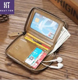 🐦HAUTTON GENIUNE LEATHER UNISEX WALLET BY 🅟🅡🅐🅚 - PRAKONLINESTORES