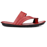 HAUTTON Men's Geniune Leather Casual Padding Slipper | Stylish & Comfortable Slippers / Sandals - PRAKONLINESTORES