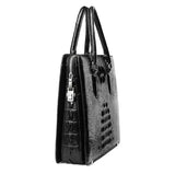 HAUTTON GENIUNE CROCODILE LEATHER PREMIUM TOP QUALITY MEN BREIGCASE CUM OFFICE HANDBAG - PRAKONLINESTORES