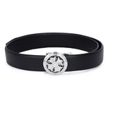 HAUTTON GENIUNE LEATHER BELT COLLECTION SILVER DIAMOND RANGE EXCLUSIVELY FOR MEN - PRAKONLINESTORES
