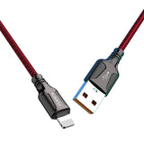 STIYA KAKU KSC 441 JIESHENG Aluminium Alloy 3.2 A High Current Speed Fast Charging & Data Sync USB Cable Compatible for iPhone 6/6S/7/7+/8/8+/10/11, iPad Air/Mini, iPod and iOS Devices - PRAKONLINESTORES