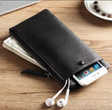 HAUTTON GENIUNE LEATHER UNISEX LONG WALLET CUM CLUTCHER - PRAKONLINESTORES