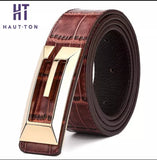 HAUTTON GENIUNE LEATHER BELT EXCLUSIVELY HIGH CLASS TREND AND FASHION BY PRAK - PRAKONLINESTORES