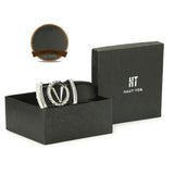 HAUTTON GENIUNE LEATHER BELT MEN COLLECTION - PRAKONLINESTORES